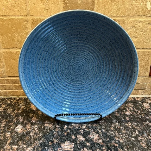 Denby Studio Blue Large Ridged Bowl - Picture 1 of 6